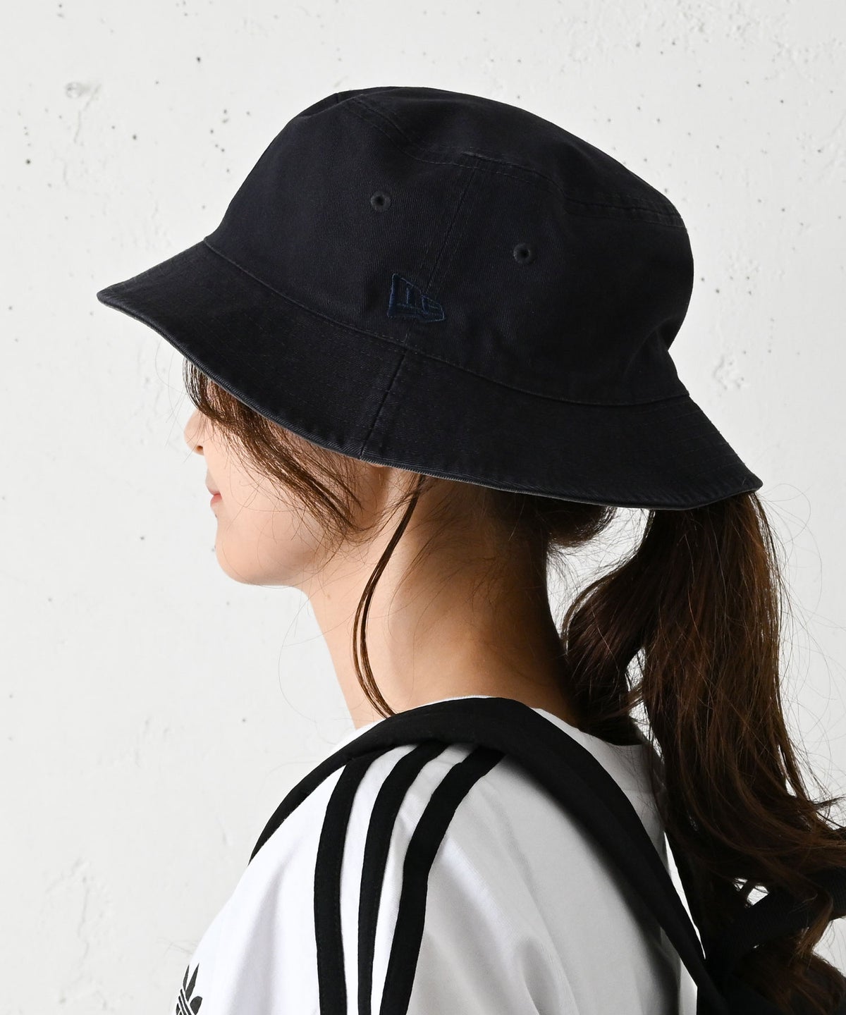 NEW ERA｜BUCKET01 REV NEYYAN NVY GRA(ロゴバケットハット) [[14744770]][C]