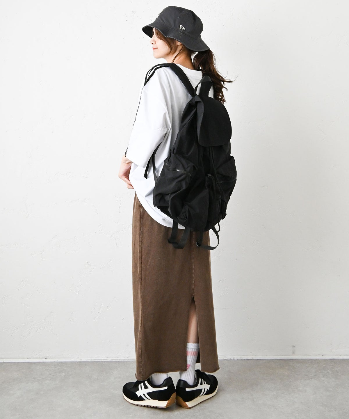 NEW ERA｜BUCKET01 REV NEYYAN NVY GRA(ロゴバケットハット) [[14744770]][C]