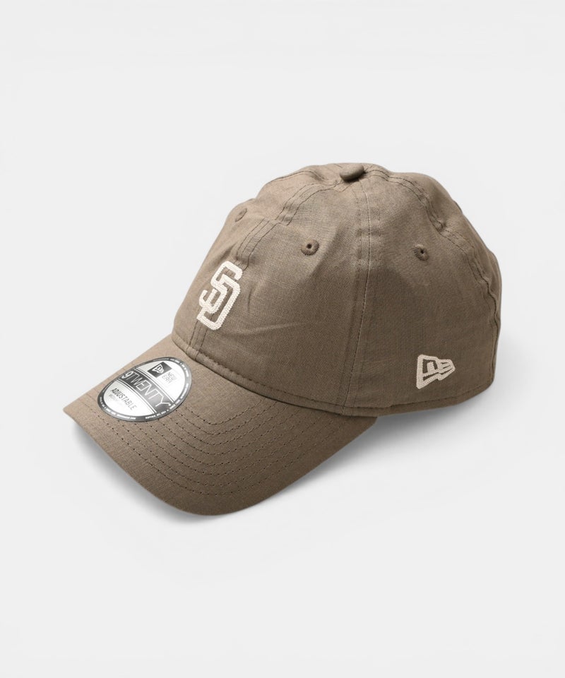 NEW ERA｜920 SADPAD COTTON LINEN GRN [[14745030]][C]