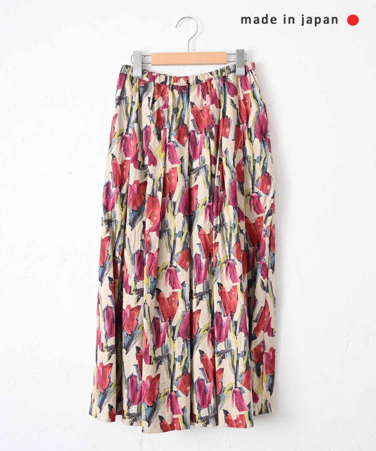 No18｜総柄タックスカート [[H25024]][C]