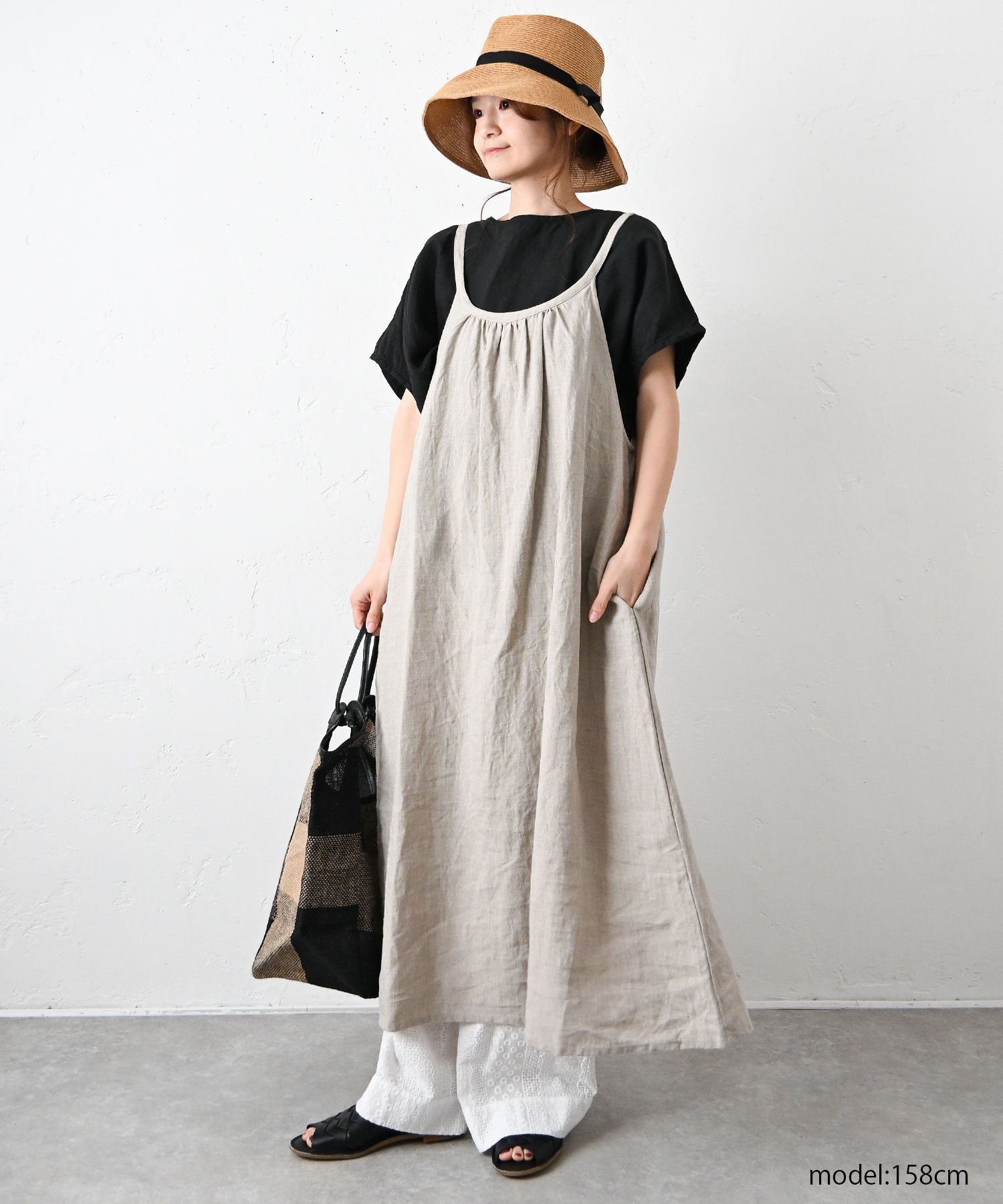 No18｜リネンキャミワンピース [[H25023]][C] | ma28 ONLINE STORE
