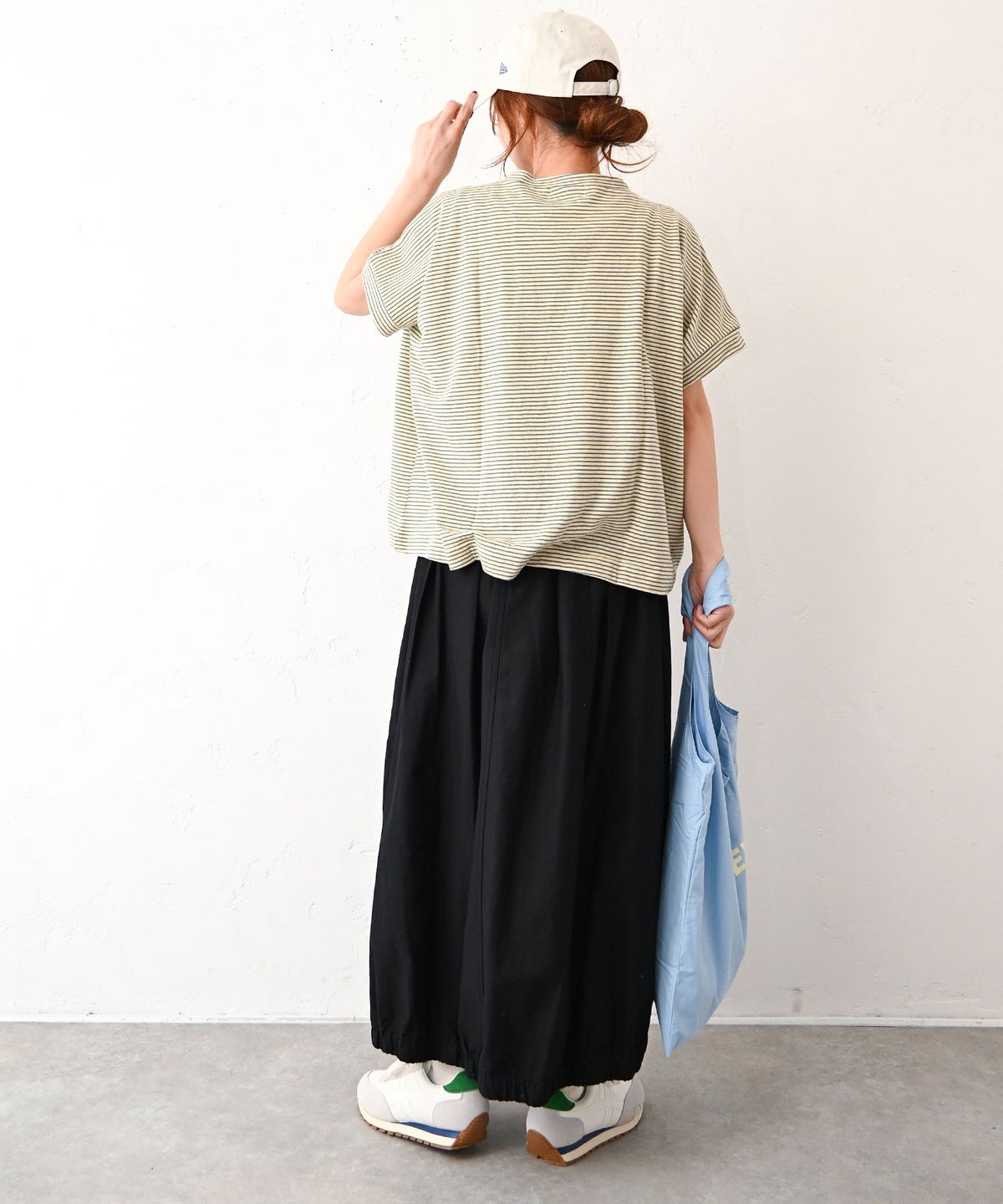 and quarter｜ランダムボーダーカットソー [[861406]][C]