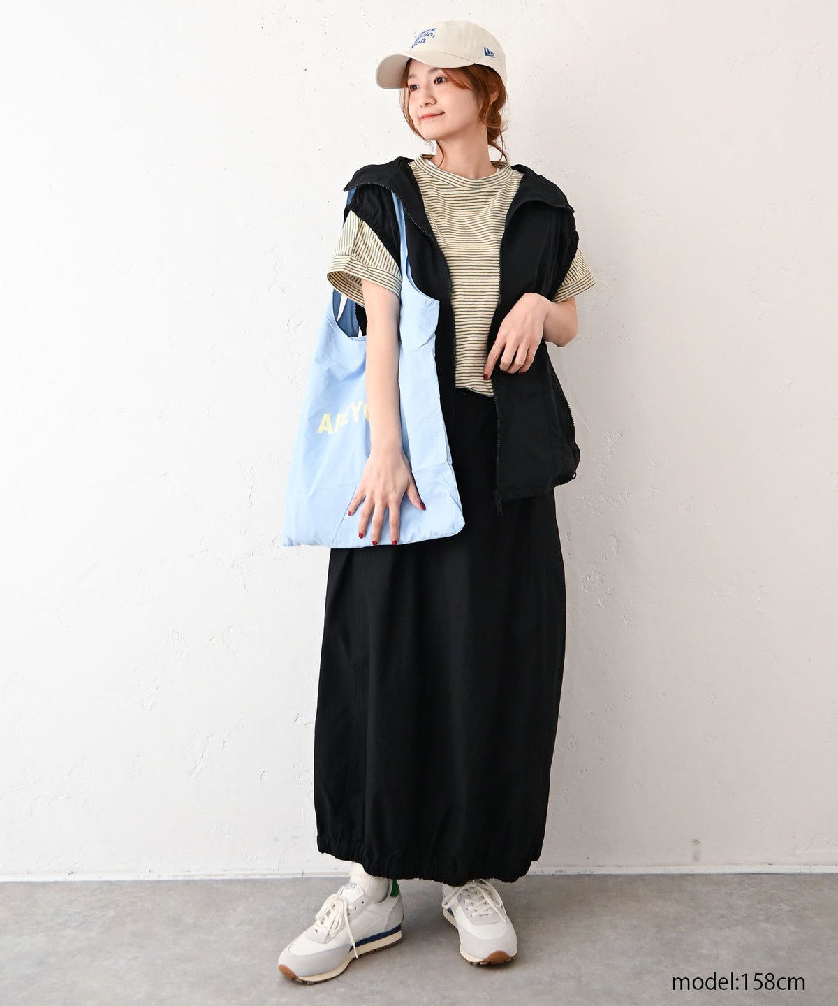 and quarter｜ランダムボーダーカットソー [[861406]][C]