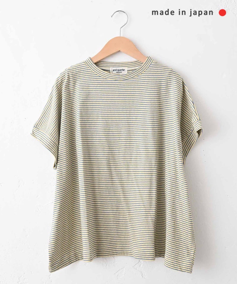 and quarter｜ランダムボーダーカットソー [[861406]][C]