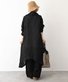 08Mab｜リネンシャンブレーガウン風羽織 [[CF-225HF1149]][C]