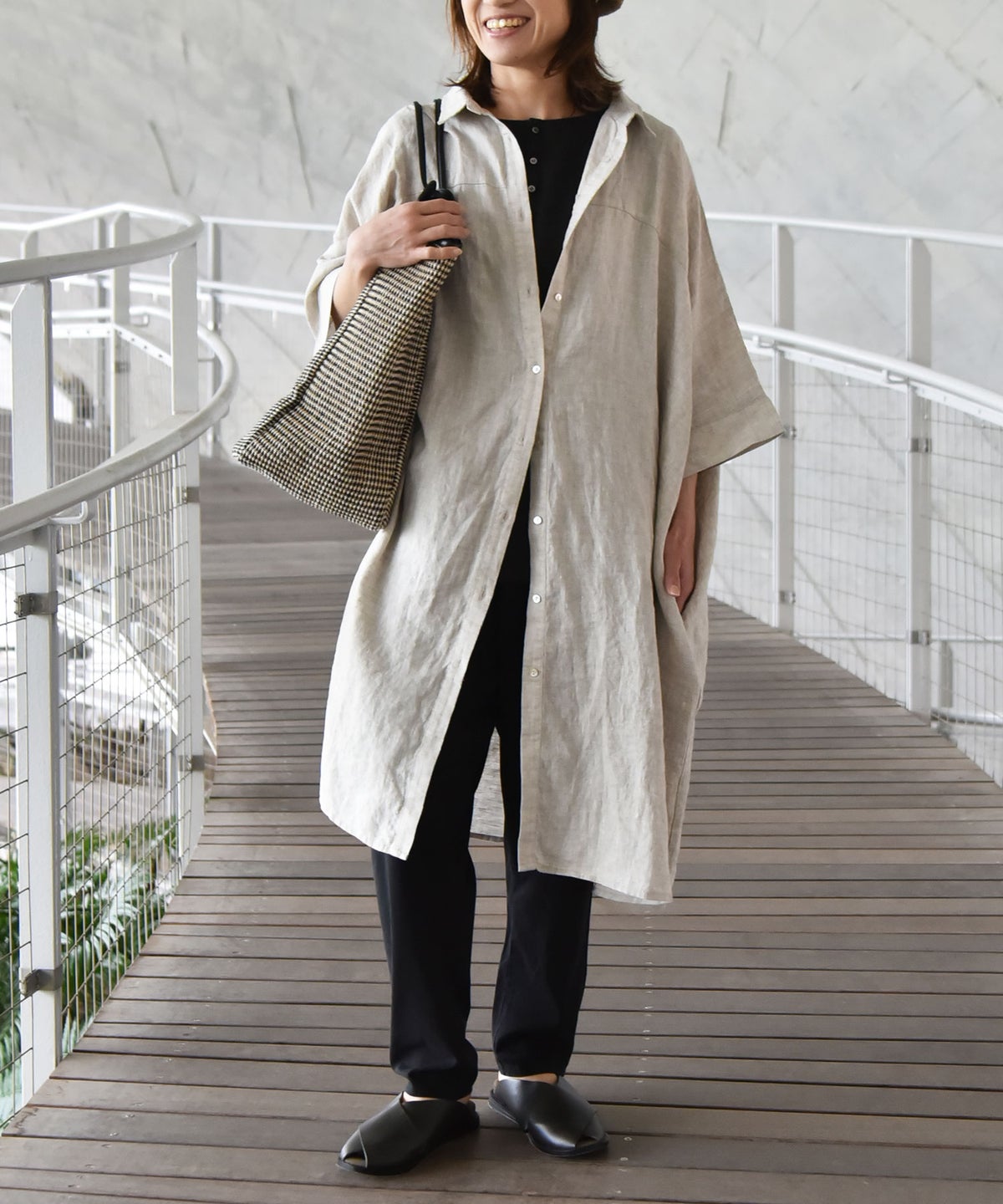  08Mab｜シャツ風チュニック [[CF-223HF687]][C]