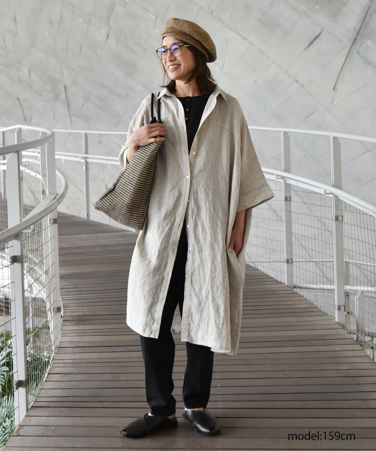  08Mab｜シャツ風チュニック [[CF-223HF687]][C]