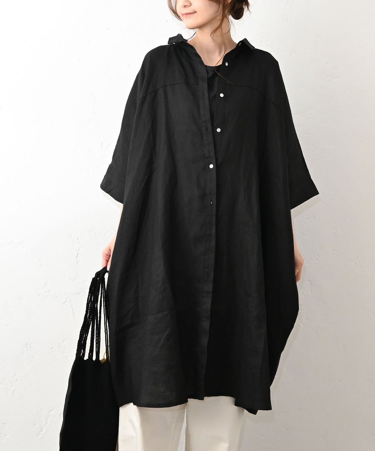  08Mab｜シャツ風チュニック [[CF-223HF687]][C]