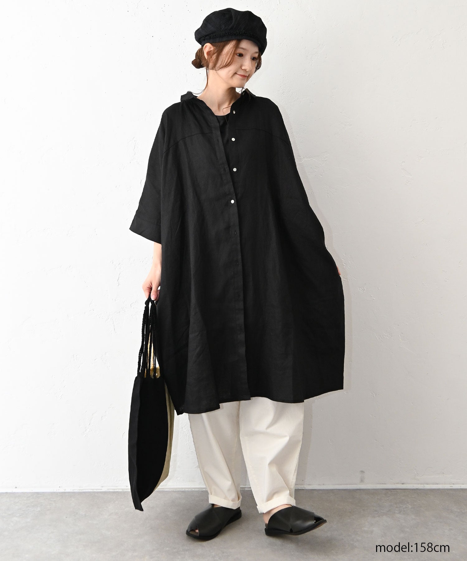 08Mab｜シャツ風チュニック [[CF-223HF687]][C] | ma28 ONLINE STORE