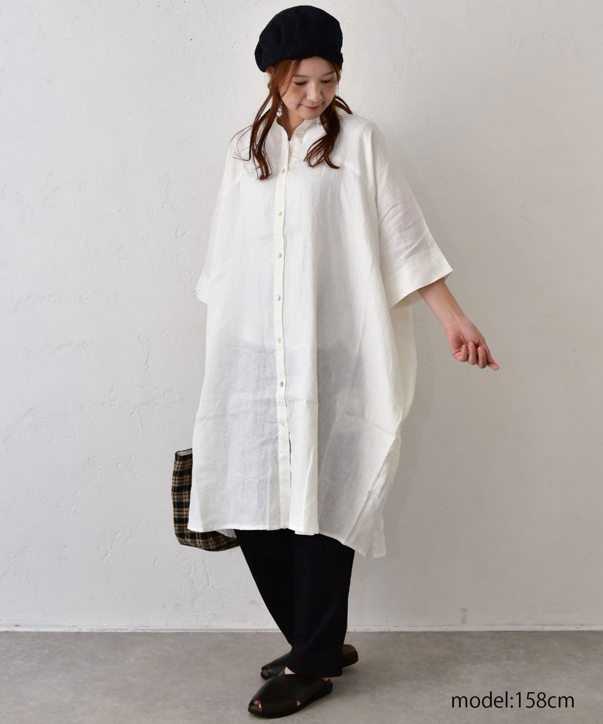  08Mab｜シャツ風チュニック [[CF-223HF687]][C]