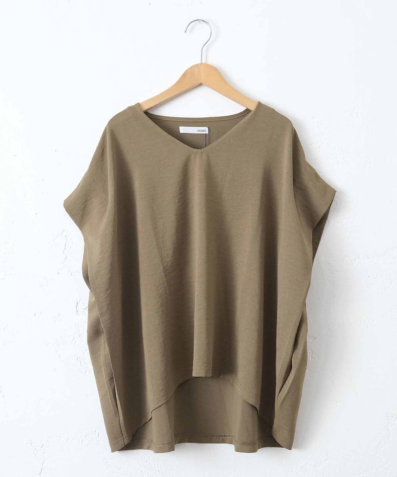  HUMS｜Vネックタックスリーブプルオーバー [[HU-PO-19]][C]
