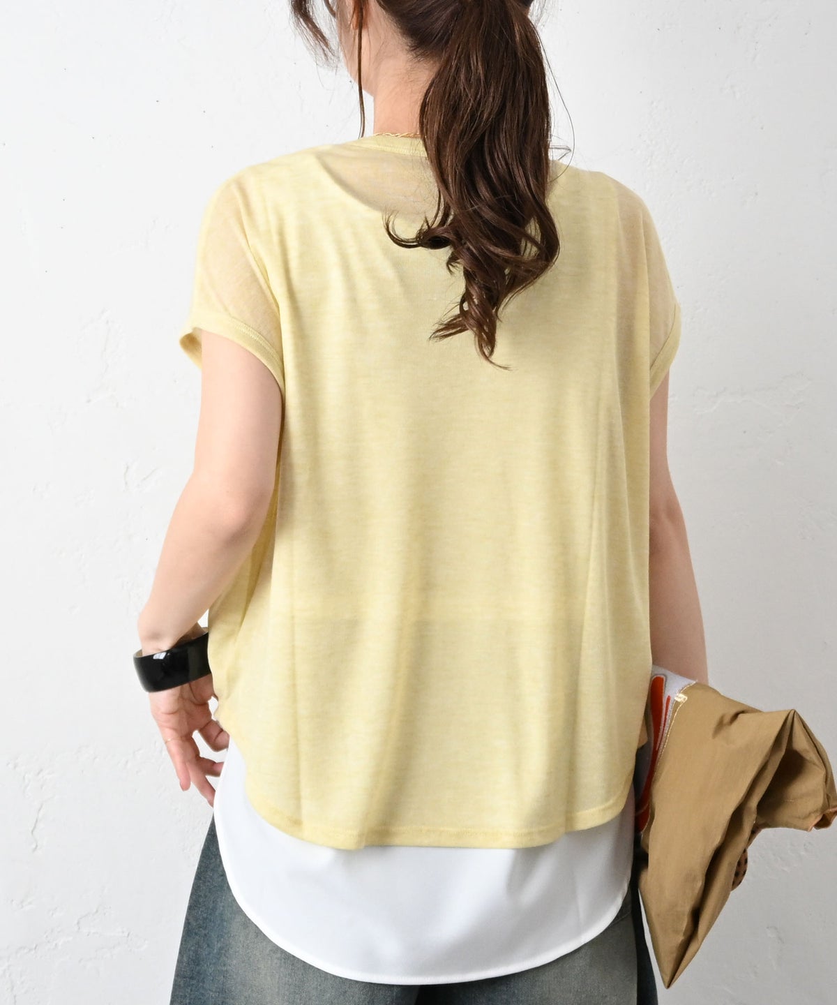 HUMS｜オーバーフレンチTee [[WTS6994]][C]