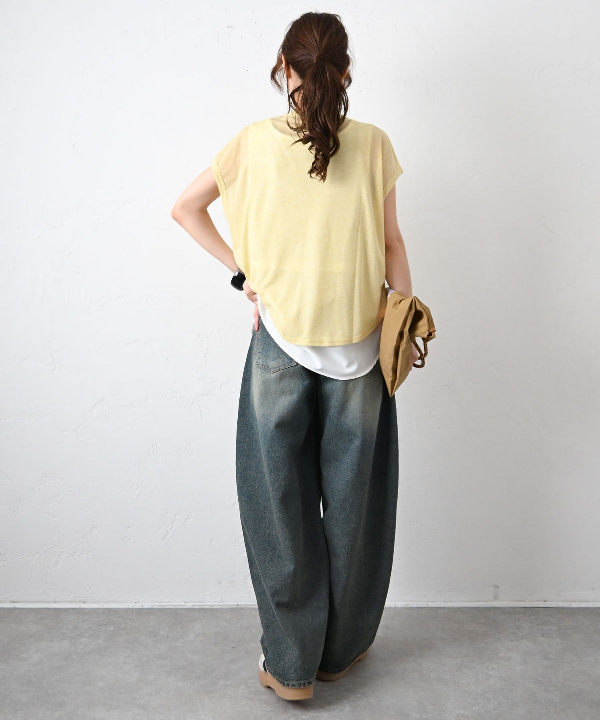 HUMS｜オーバーフレンチTee [[WTS6994]][C]