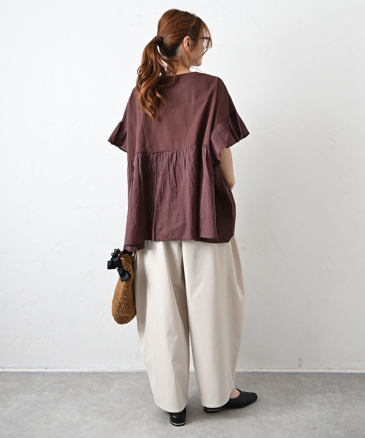 HUMS｜フリルプルオーバー [[WHU004]][C]