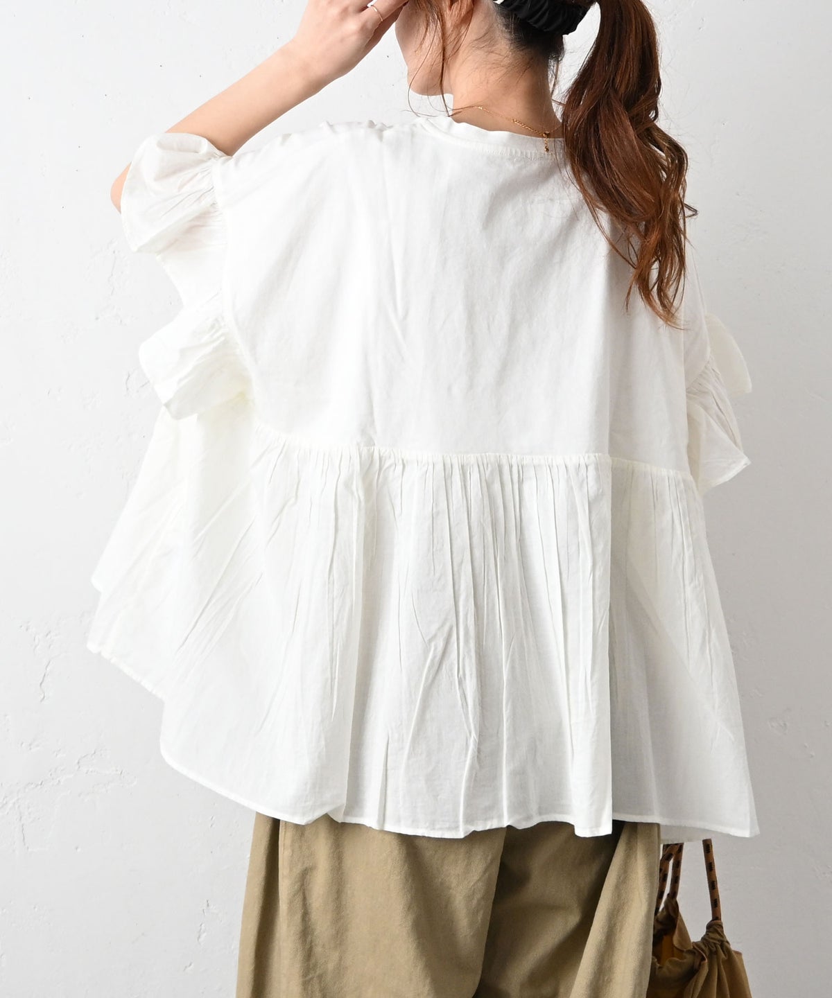 HUMS｜フリルプルオーバー [[WHU004]][C]