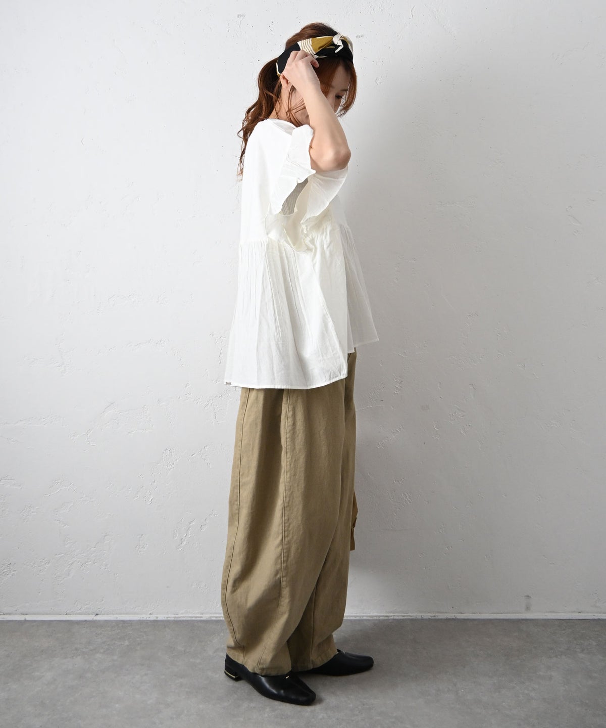 HUMS｜フリルプルオーバー [[WHU004]][C]