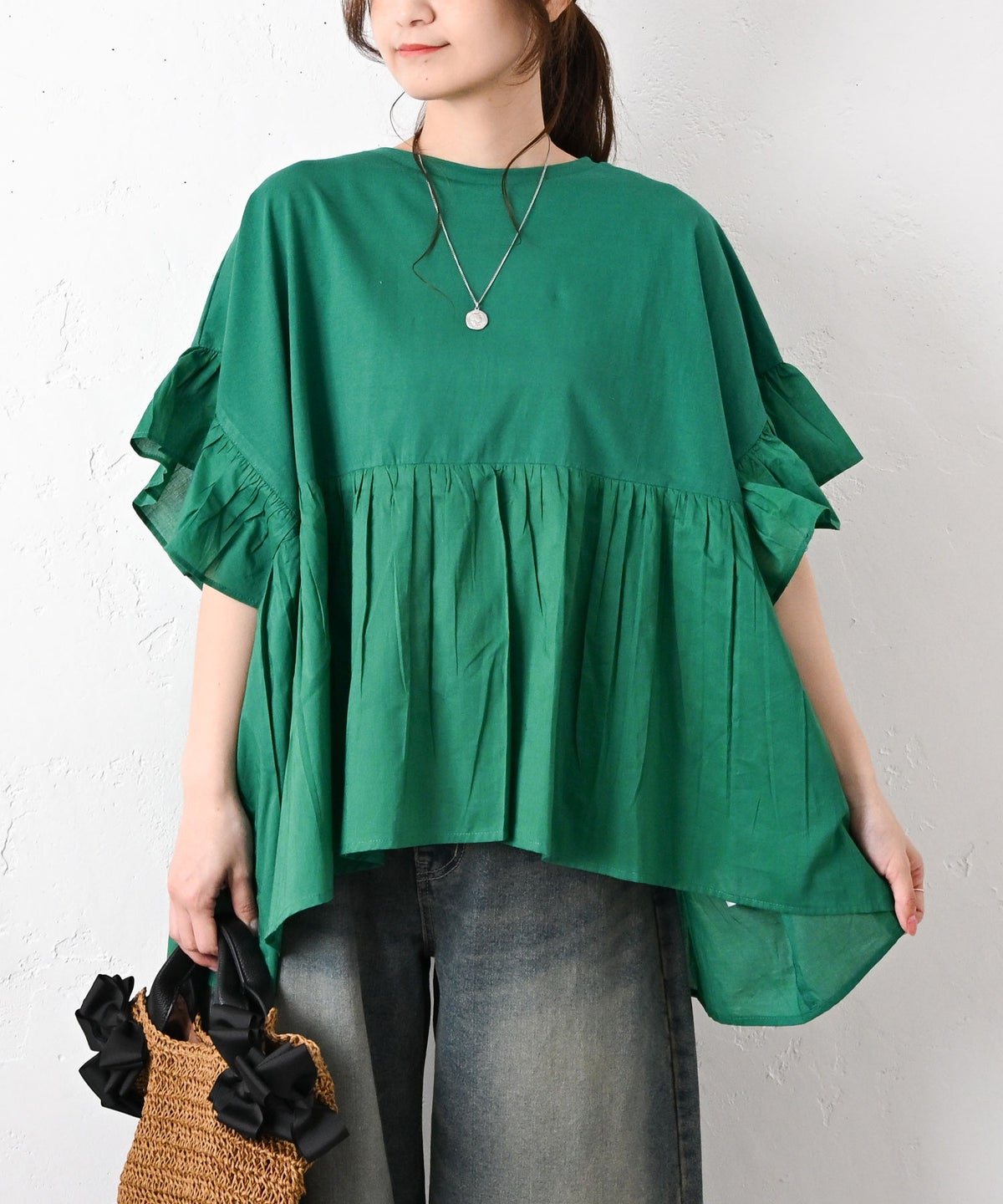 HUMS｜フリルプルオーバー [[WHU004]][C]