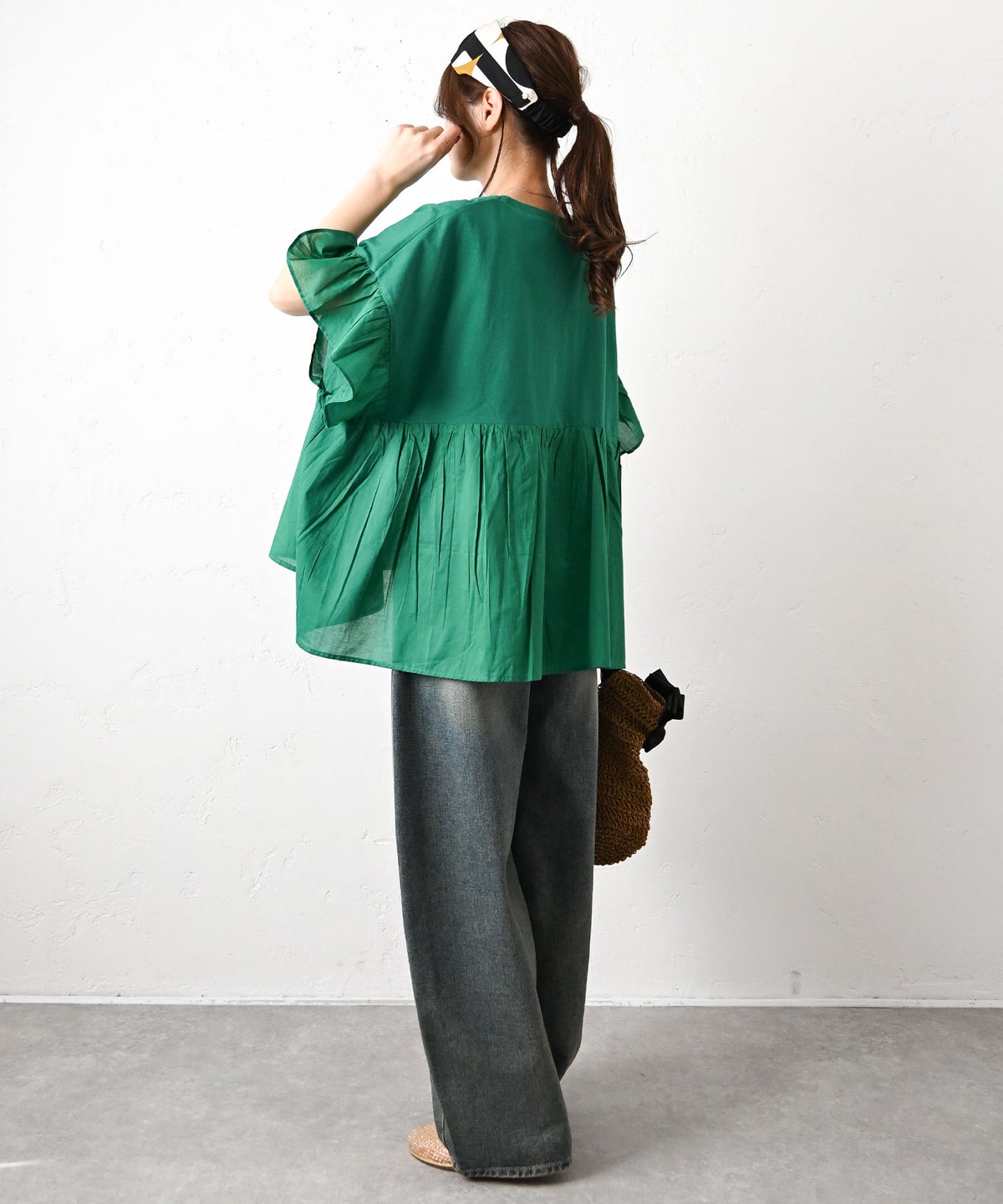 HUMS｜フリルプルオーバー [[WHU004]][C]