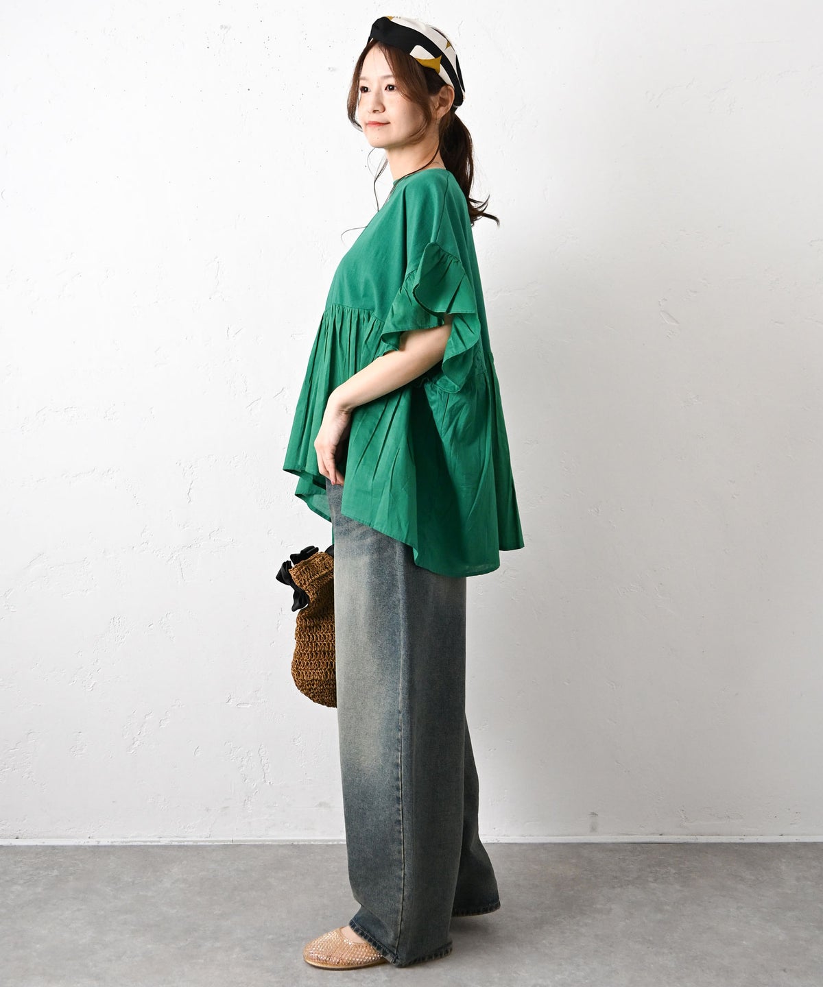 HUMS｜フリルプルオーバー [[WHU004]][C]