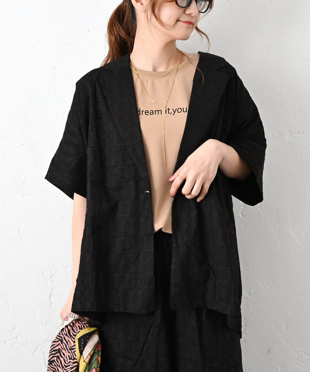 HUMS｜半袖ジャケット [[WGH5237]][C]