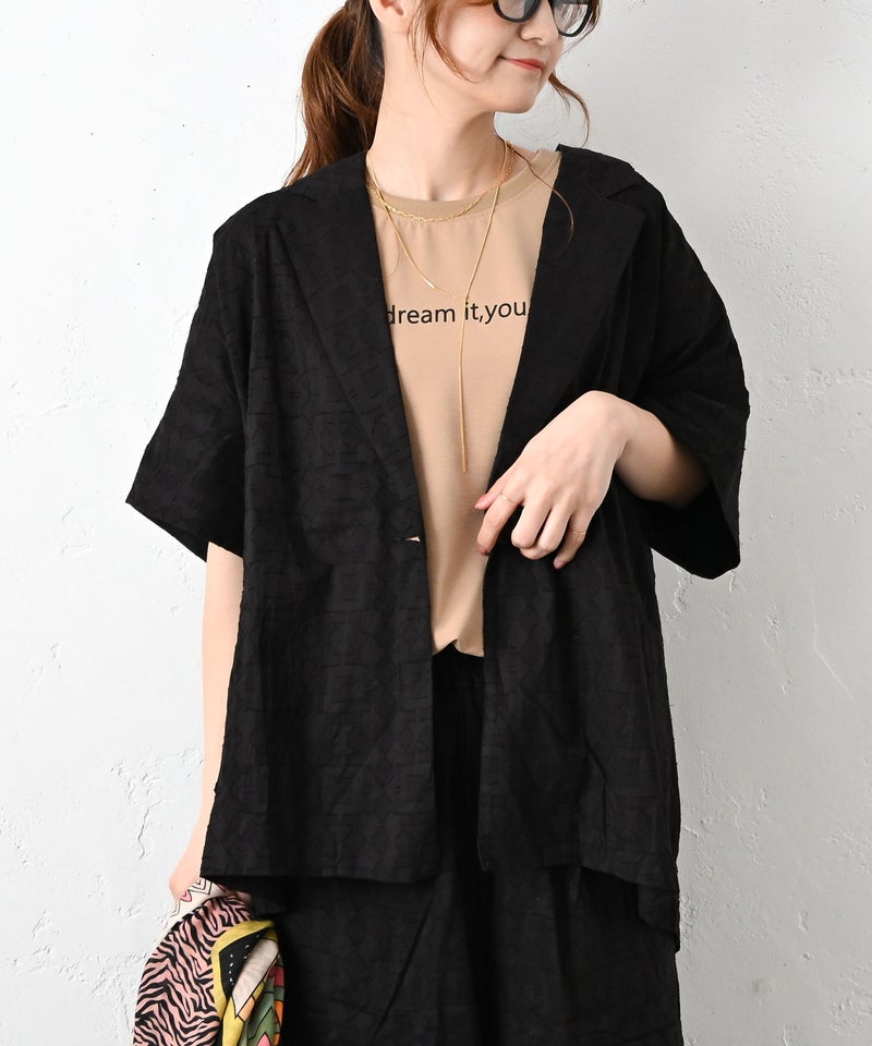 HUMS｜半袖ジャケット [[WGH5237]][C]