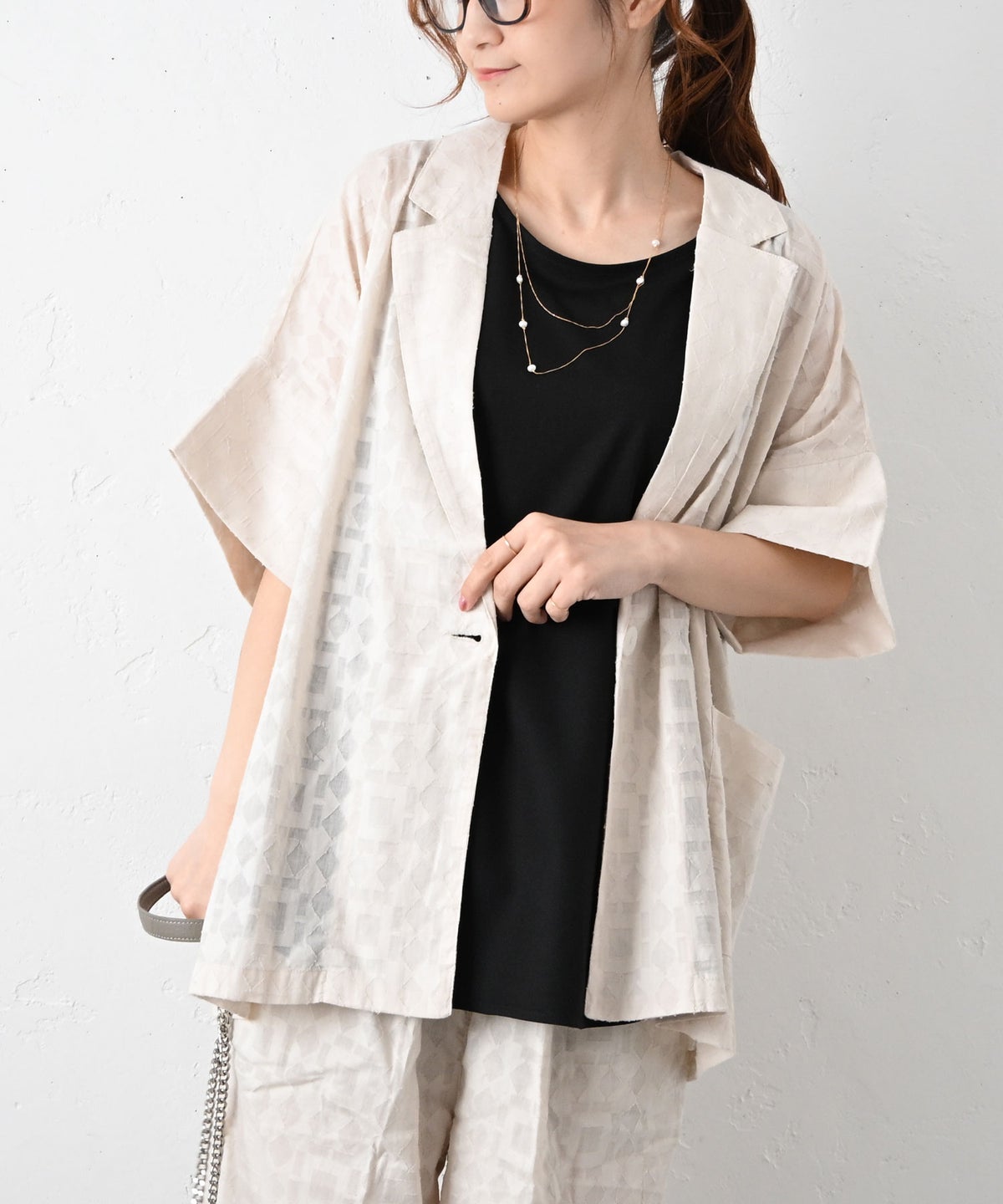 HUMS｜半袖ジャケット [[WGH5237]][C]