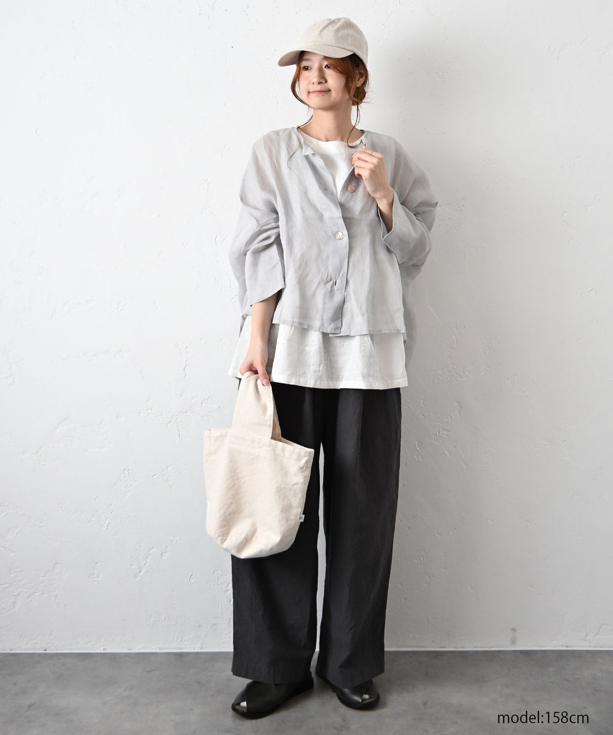 hibine｜リネンワイドシャツ [[260317]][C]