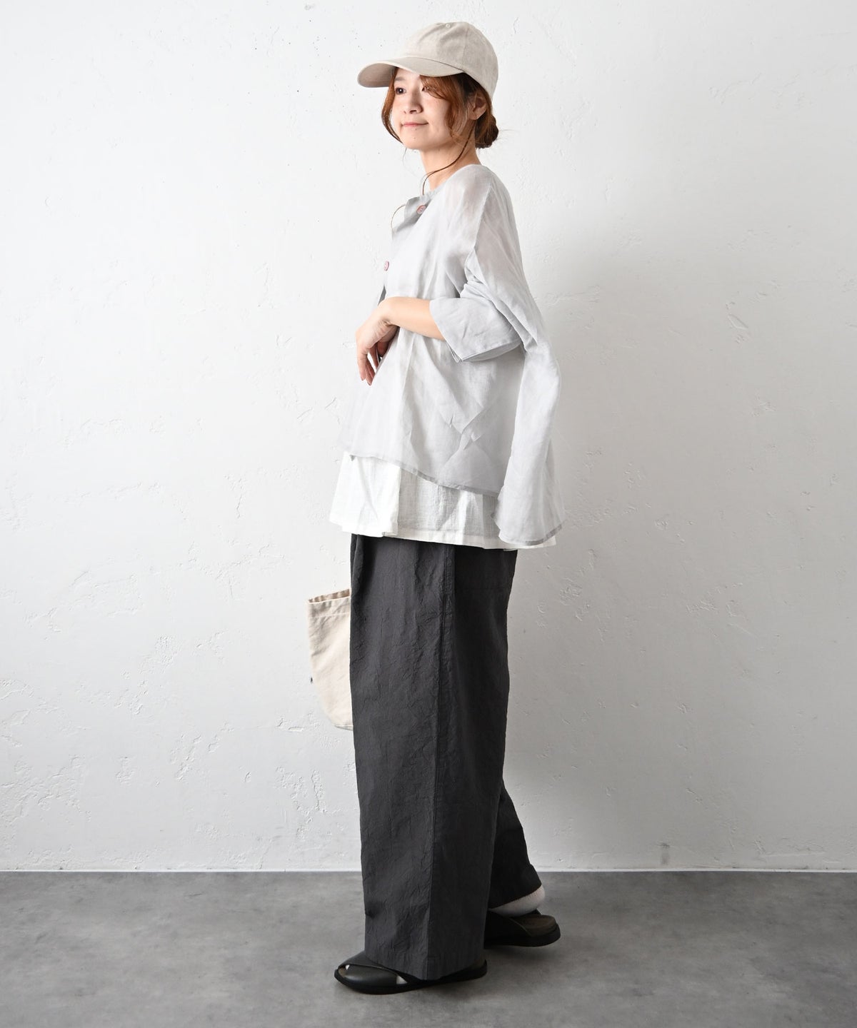 hibine｜リネンワイドシャツ [[260317]][C]