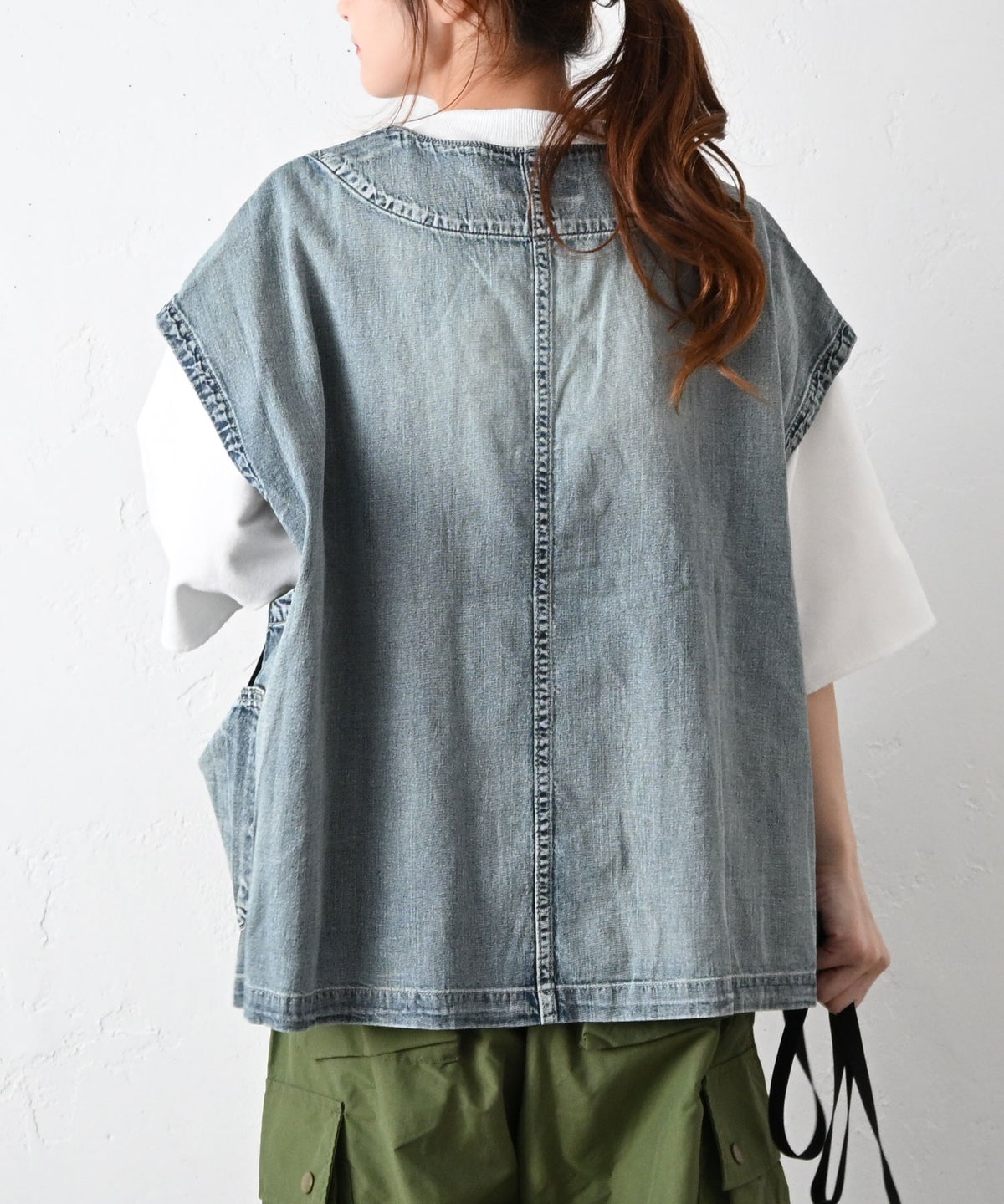 RNA｜フレンチワークシャツベスト [[V0170]][C]