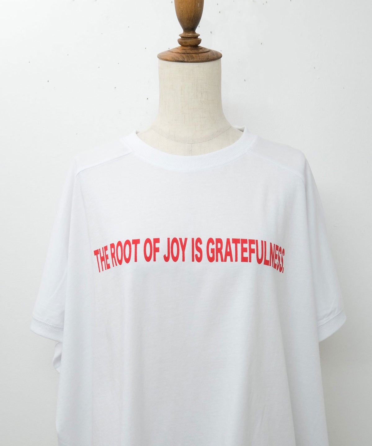 eka::｜変形ワイドロゴプリントTee [[1611935]][C]