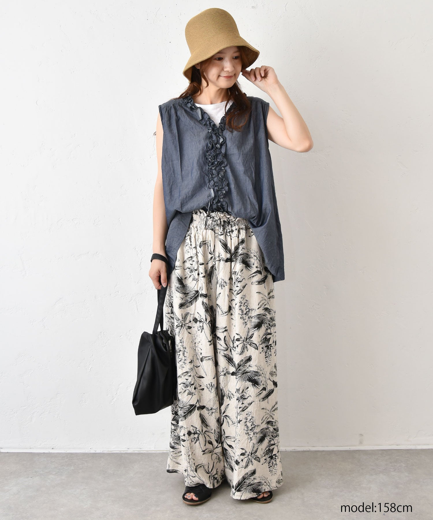 Antiquite's｜ボタニカルプリントパンツ [[1101125]][C] | ma28 ONLINE