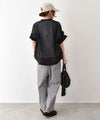 prit｜ナイロンシアーペーパーリップストップ裾ヒモコクーンブルゾン [[P82600]][C]