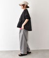 prit｜ナイロンシアーペーパーリップストップ裾ヒモコクーンブルゾン [[P82600]][C]
