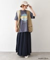 IN THE MARKET｜ベルト付きフレアスカート [[IN-112]][C]