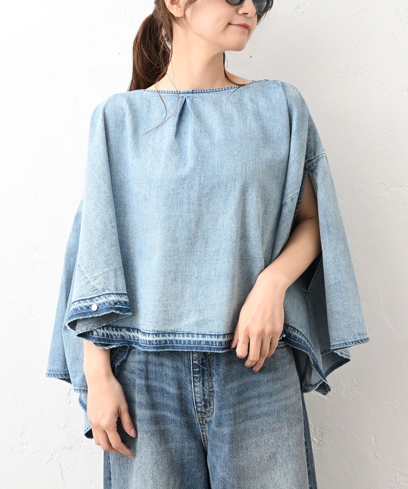  ANTGAUGE｜デニムポンチョプルオーバー [[GB339]][C]