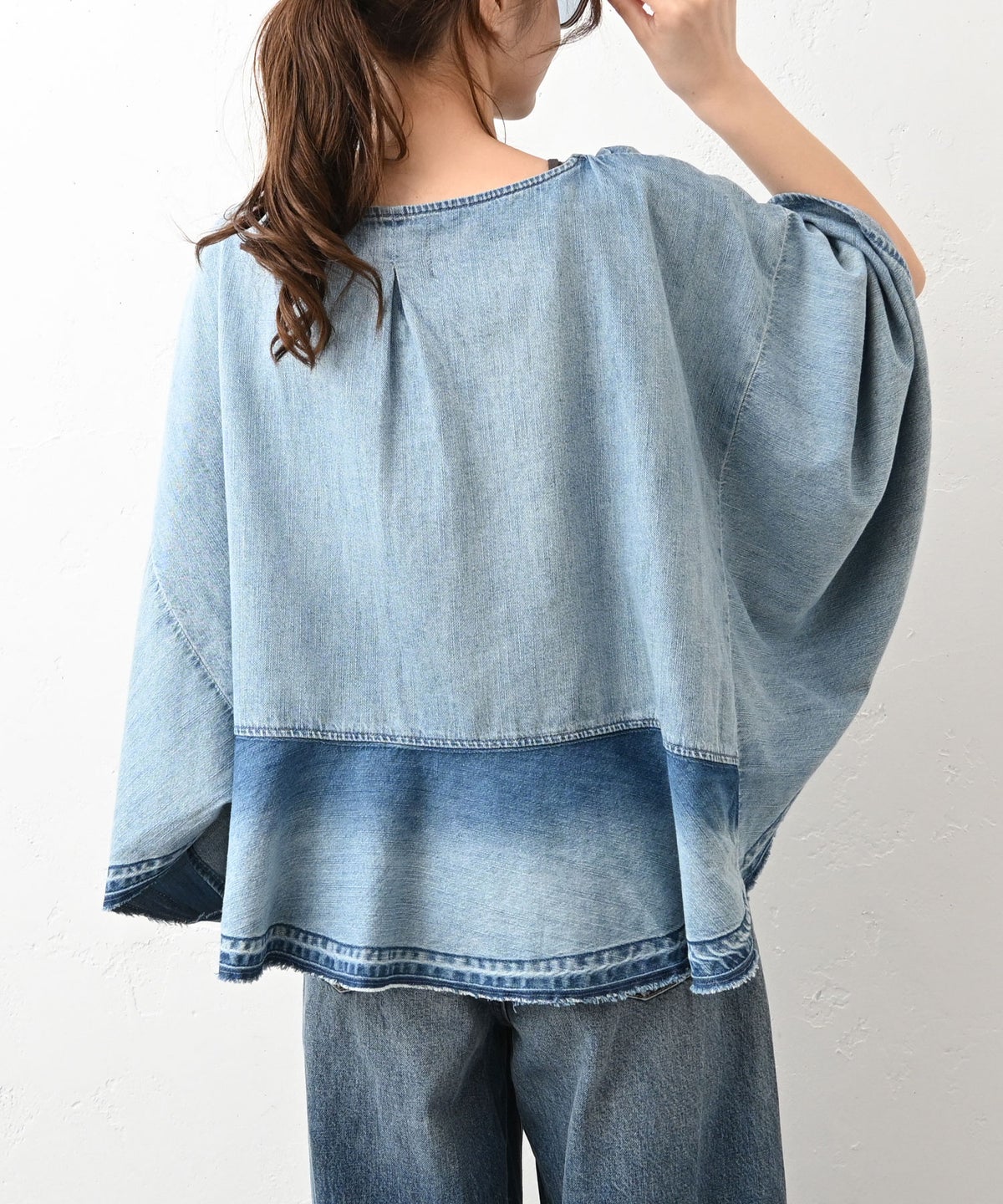  ANTGAUGE｜デニムポンチョプルオーバー [[GB339]][C]