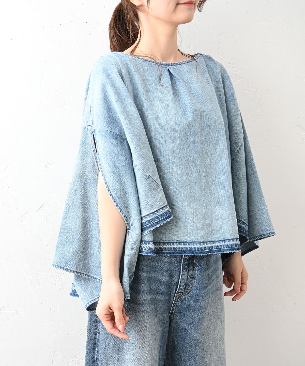  ANTGAUGE｜デニムポンチョプルオーバー [[GB339]][C]