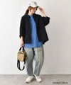 IN THE MARKET｜異素材バックワッペン付きシャツ [[C-2511]][C]