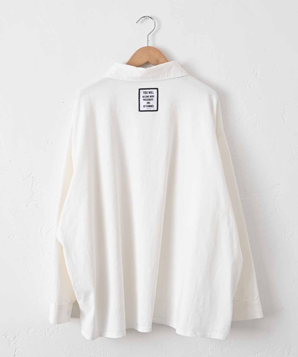 IN THE MARKET｜異素材バックワッペン付きシャツ [[C-2511]][C]