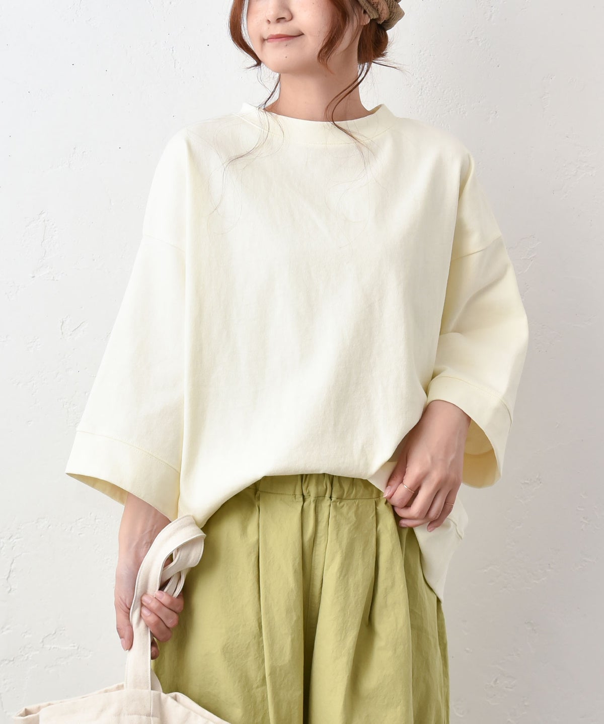 sloe｜ワイド7分袖Tee [[4211740]][C]