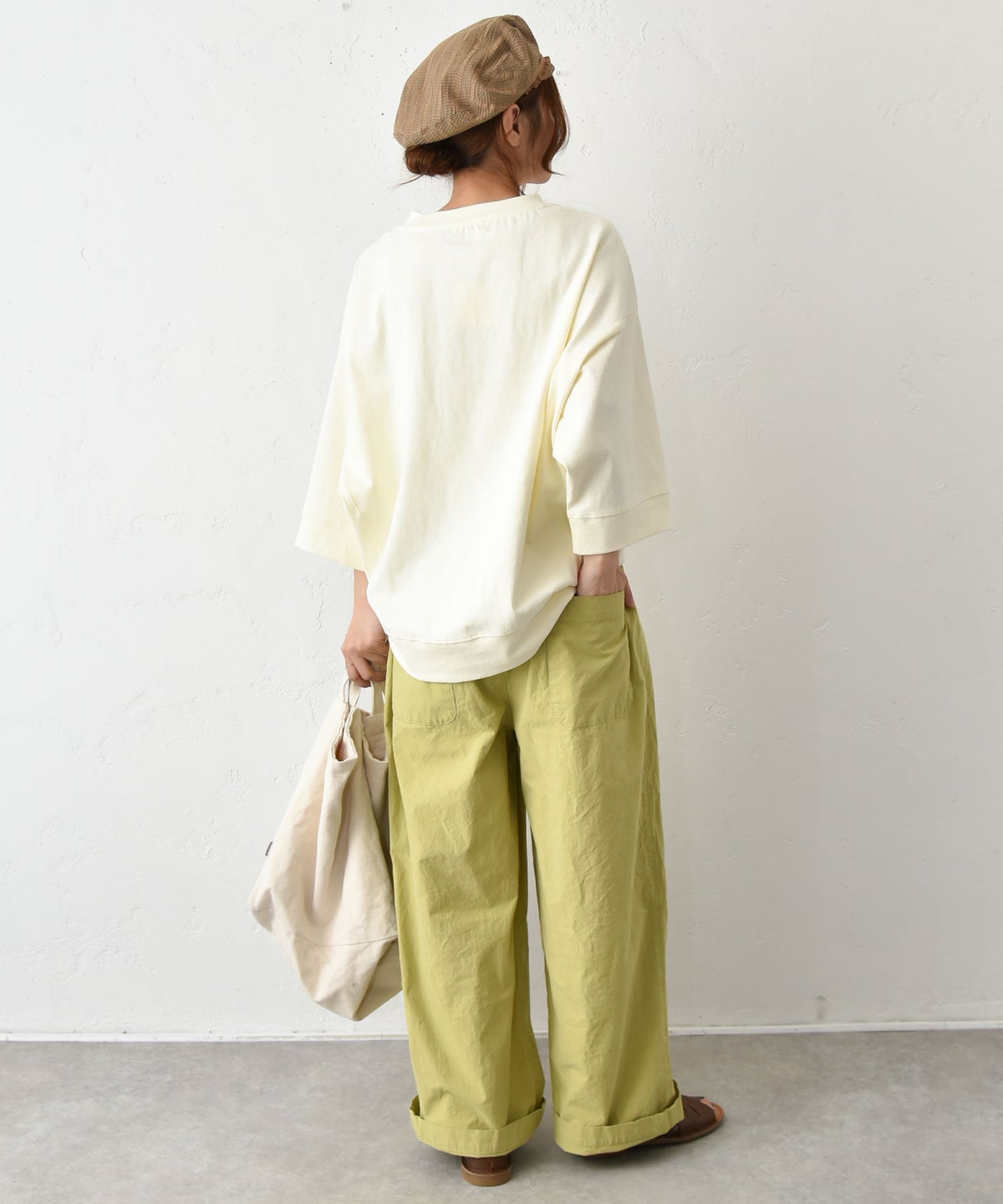 sloe｜ワイド7分袖Tee [[4211740]][C]