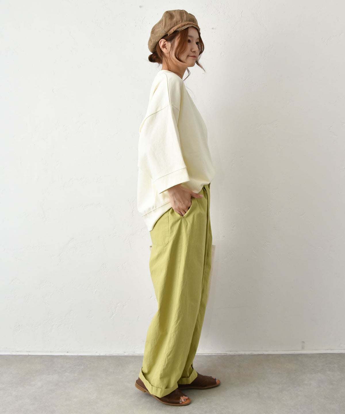 sloe｜ワイド7分袖Tee [[4211740]][C]