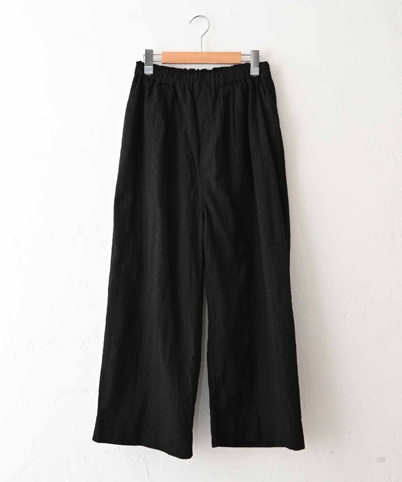sloe｜刺繍ワイドパンツ [[4809043]][C]