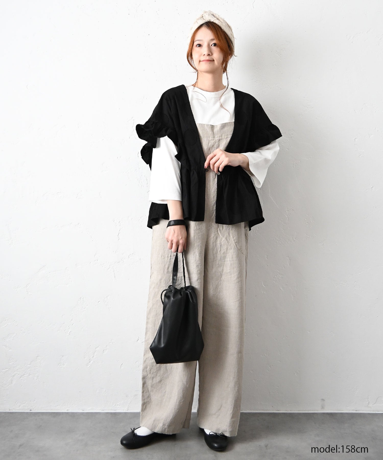 ista-ire｜ドットラッフルブラウス [[4601-6780]][C] | ma28 ONLINE STORE