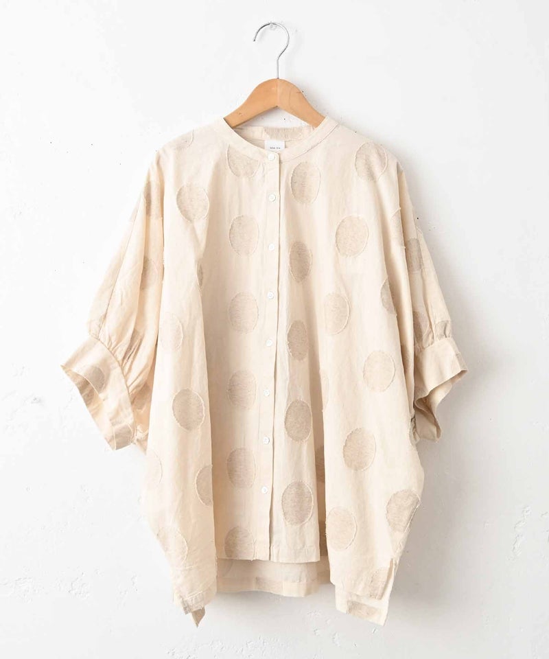 ista-ire｜ドットドルマンブラウス [[4601-6790]][C]