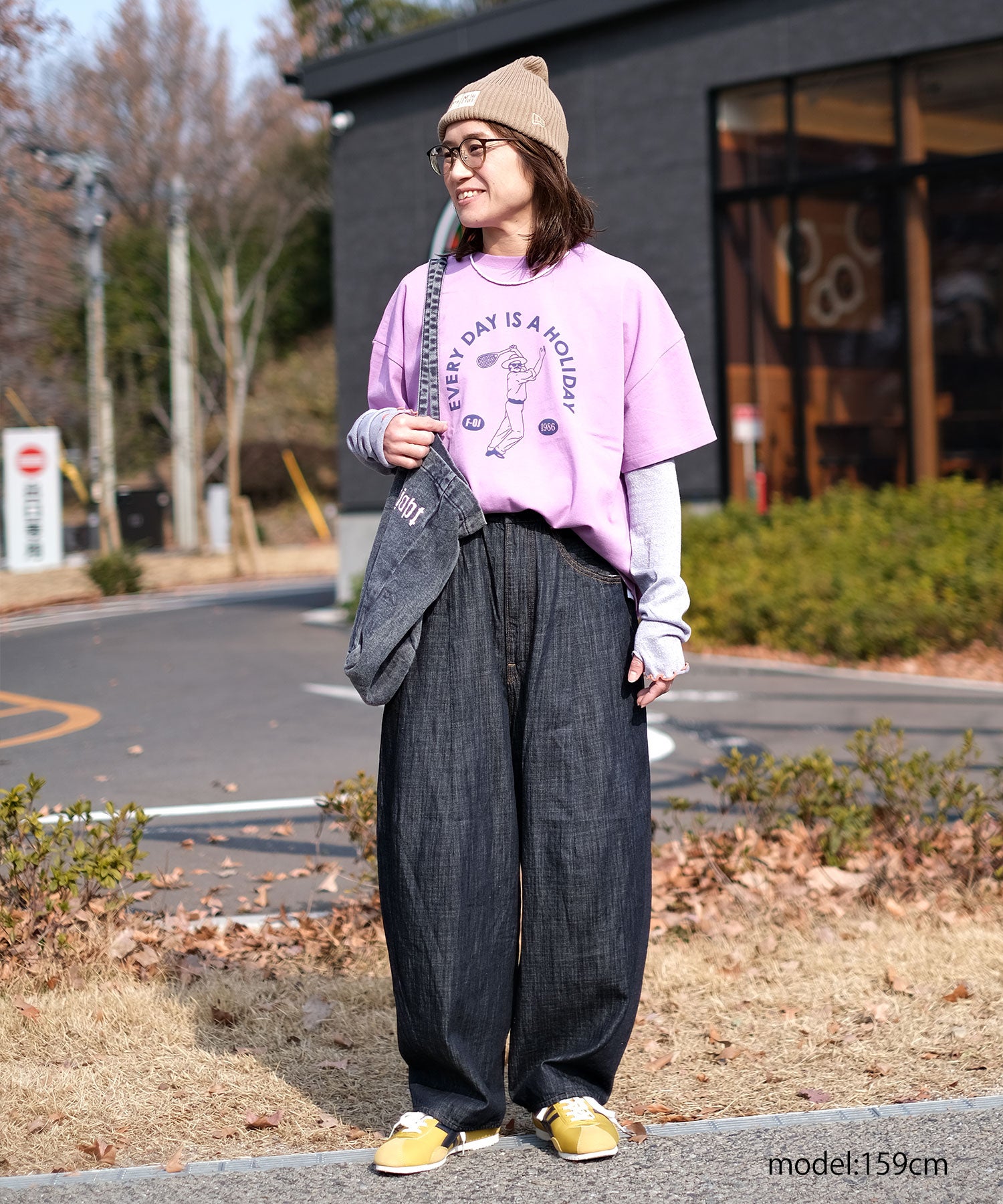 Gives a sense of fullment｜週休7日Tee(プリントロゴ) [[862310]][C