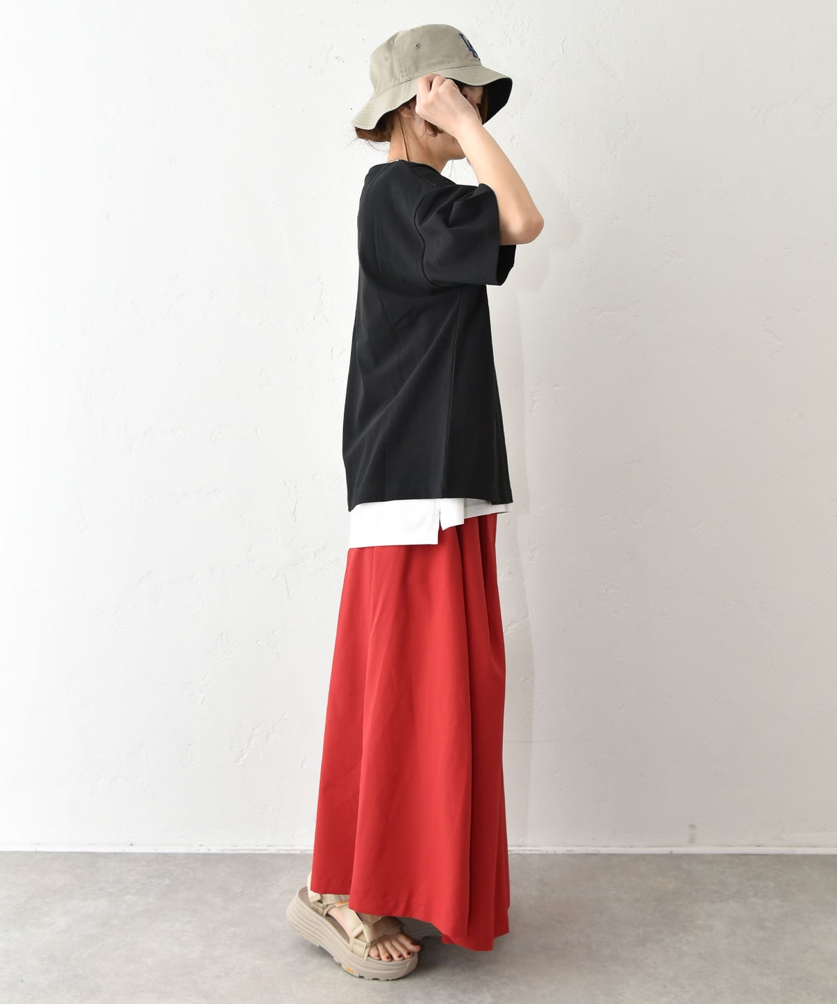 Gives a sense of fullment｜週休7日Tee(プリントロゴ) [[862310]][C]