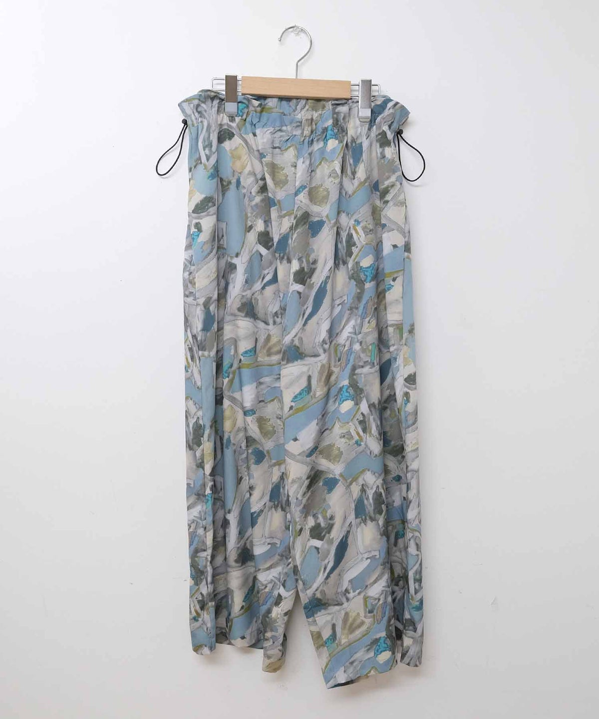  HUMS｜総柄ワイドパンツ(ボタニカルアート柄) [[C-5127]][C]