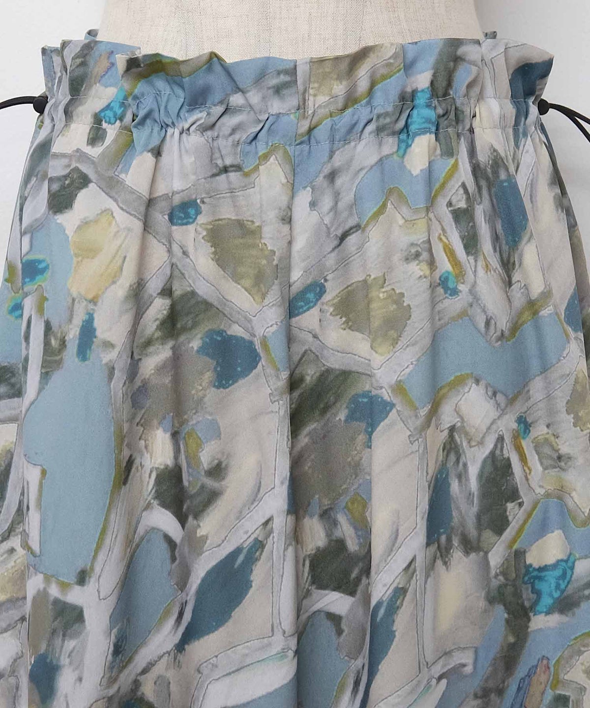  HUMS｜総柄ワイドパンツ(ボタニカルアート柄) [[C-5127]][C]