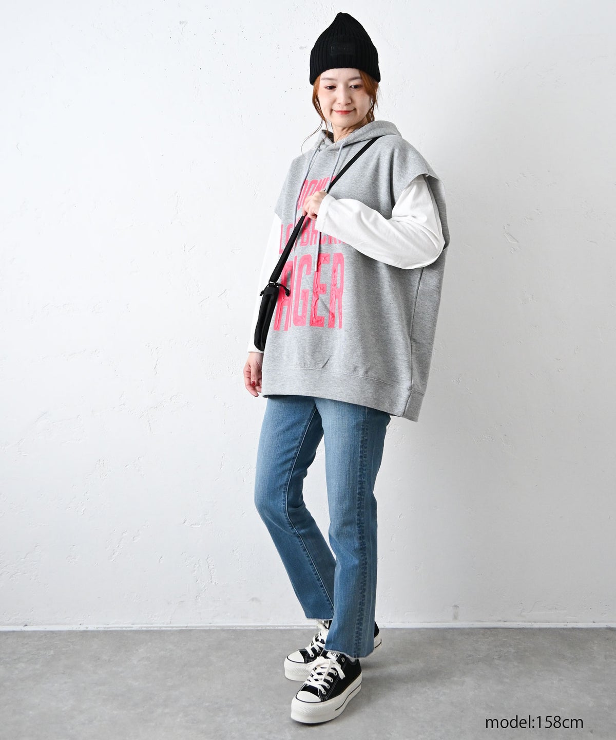 IN THE MARKET｜ビッグロゴスウェットベスト [[200162]][C]